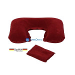 ΜΑΞΙΛΑΡΙ ΑΥΧΕΝΑ ΑΕΡΟΣ ΦΟΥΣΚΩΤΟ NECK TRAVEL WINERED